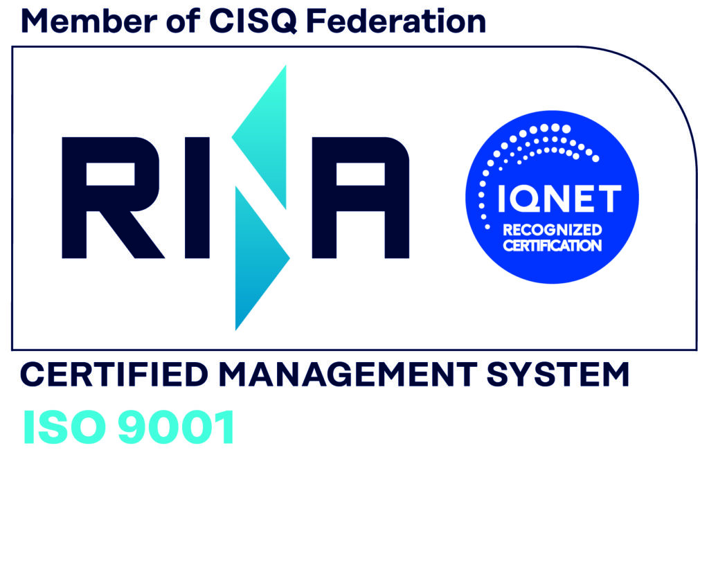 Nanotech RINA ISO 9001 certified